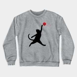 Cat Swatting at a Ball of Yarn Crewneck Sweatshirt